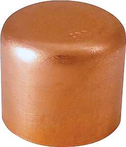 Nibco 617 Series W01875T Tube Cap, 1-1/2 in, Sweat, Copper