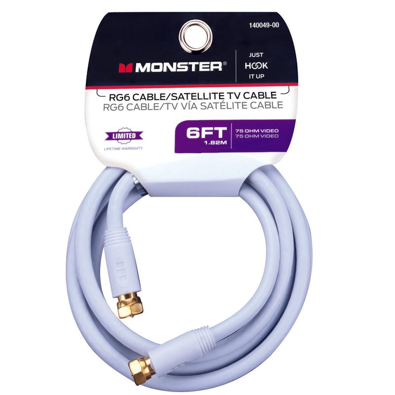 Monster Just Hook it Up 6 ft. Video Coaxial Cable