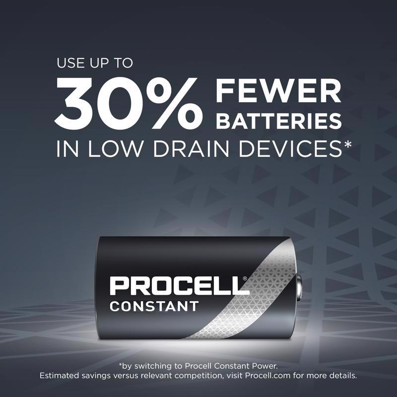 Procell Constant D Alkaline Batteries 12 pk Boxed