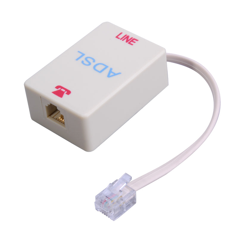 Ace 0 ft. L Ivory DSL In-Line Filter