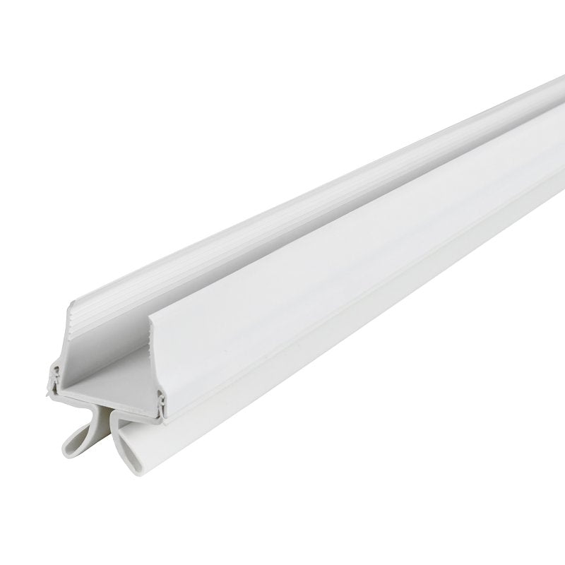 M-D 43398 Door Bottom, 1-1/8 in L, 1-3/4 in W, 32 in H, Vinyl