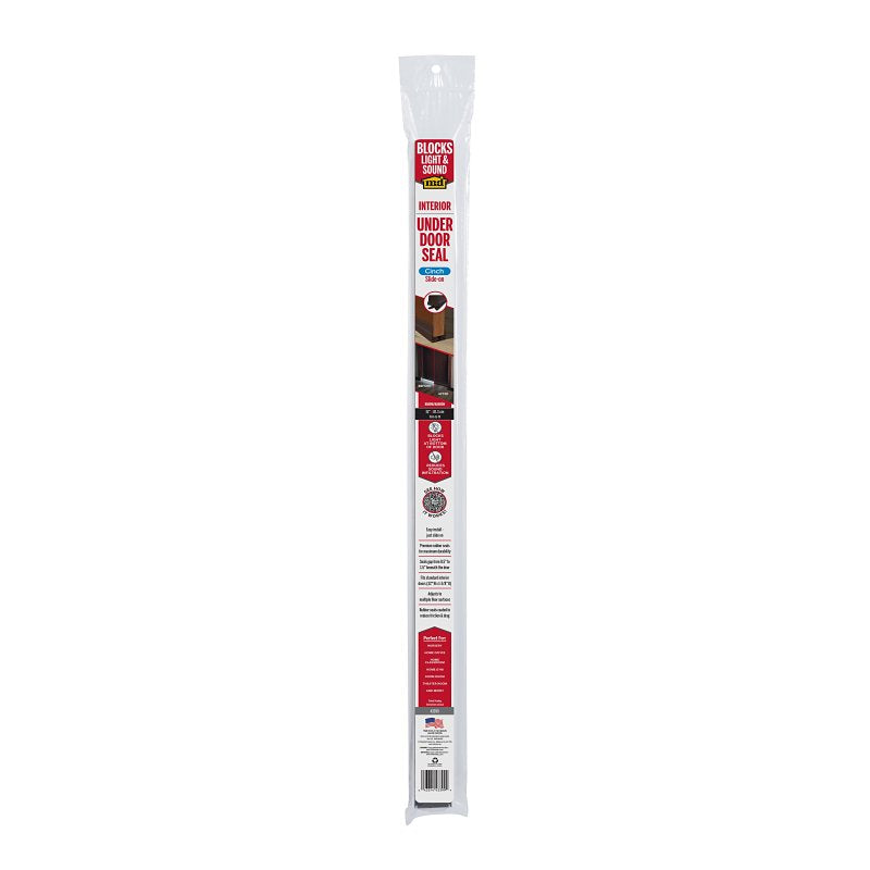 M-D 43399 Door Bottom, 1-1/8 in L, 1-3/4 in W, 32 in H, Vinyl