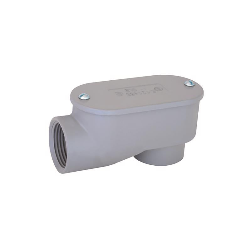 Sigma Engineered Solutions ProConnex 1-1/4 in. D Die-Cast Aluminum Service Entrance Elbow For Rigid/