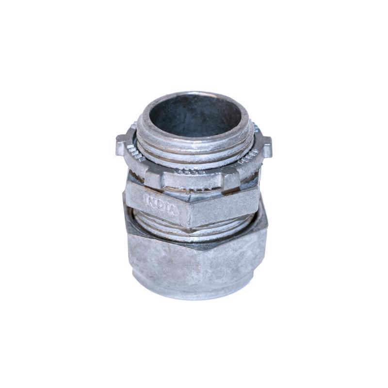 Sigma Engineered Solutions ProConnex 3/4 in. D Die-Cast Zinc Compression Connector For EMT 1 pk, Pack of 25