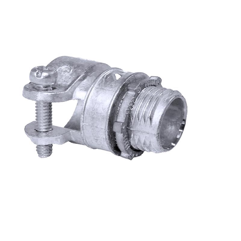 Sigma Engineered Solutions ProConnex 1/2 in. D Die-Cast Zinc Squeeze Connector For AC, MC or FMC/RWF