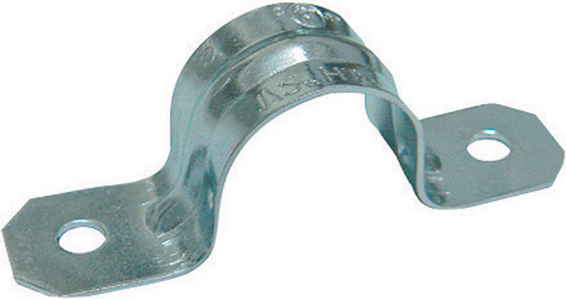 Sigma Engineered Solutions ProConnex 1/2 in. D Zinc-Plated Steel 2 Hole Strap 50 pk, Pack of 50