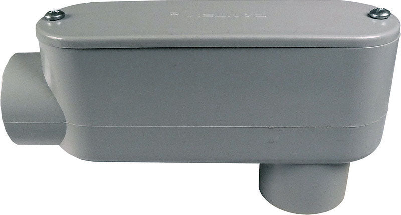Cantex 1 in. D PVC Conduit Body For PVC 1 each