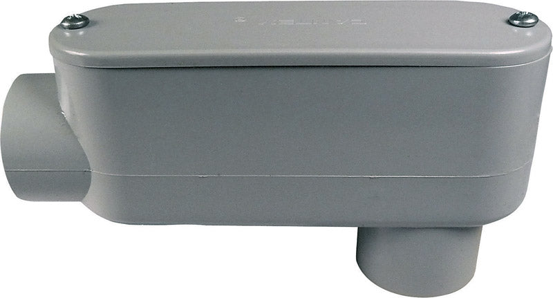 Cantex 1-1/2 in. D PVC Conduit Body For PVC 1 pk