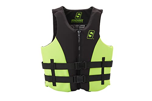 Seachoice 85149 Evoprene Multi-Sport Vest, Green/Black, 3XL