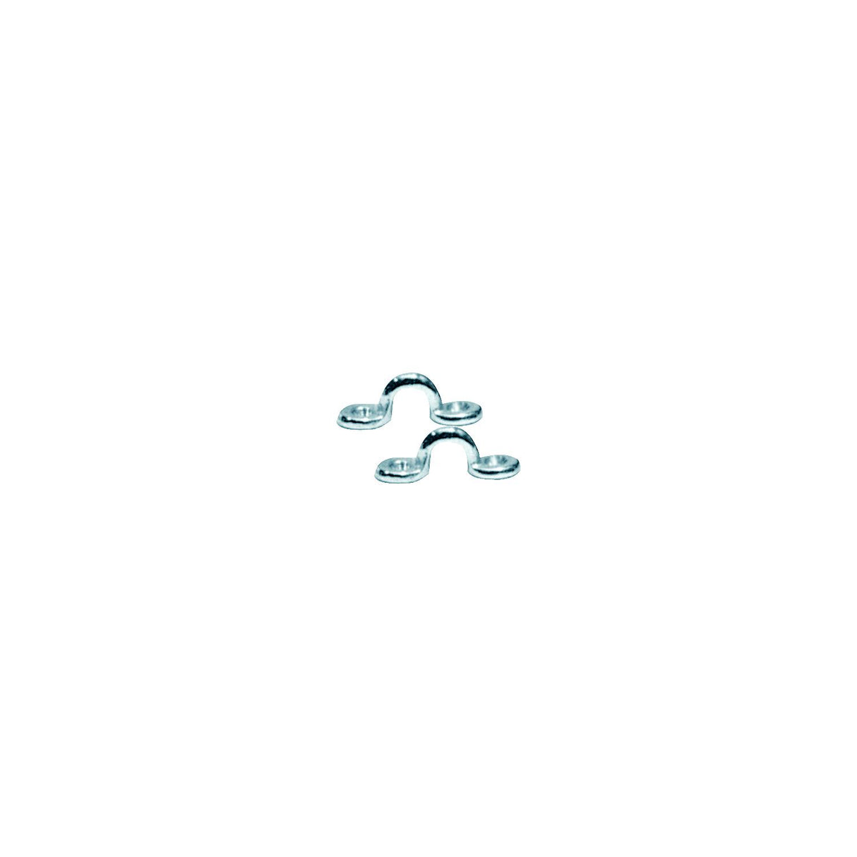 Taylor Chromed Zamak Eye Straps 1-1/2" L (Sold as Pair)