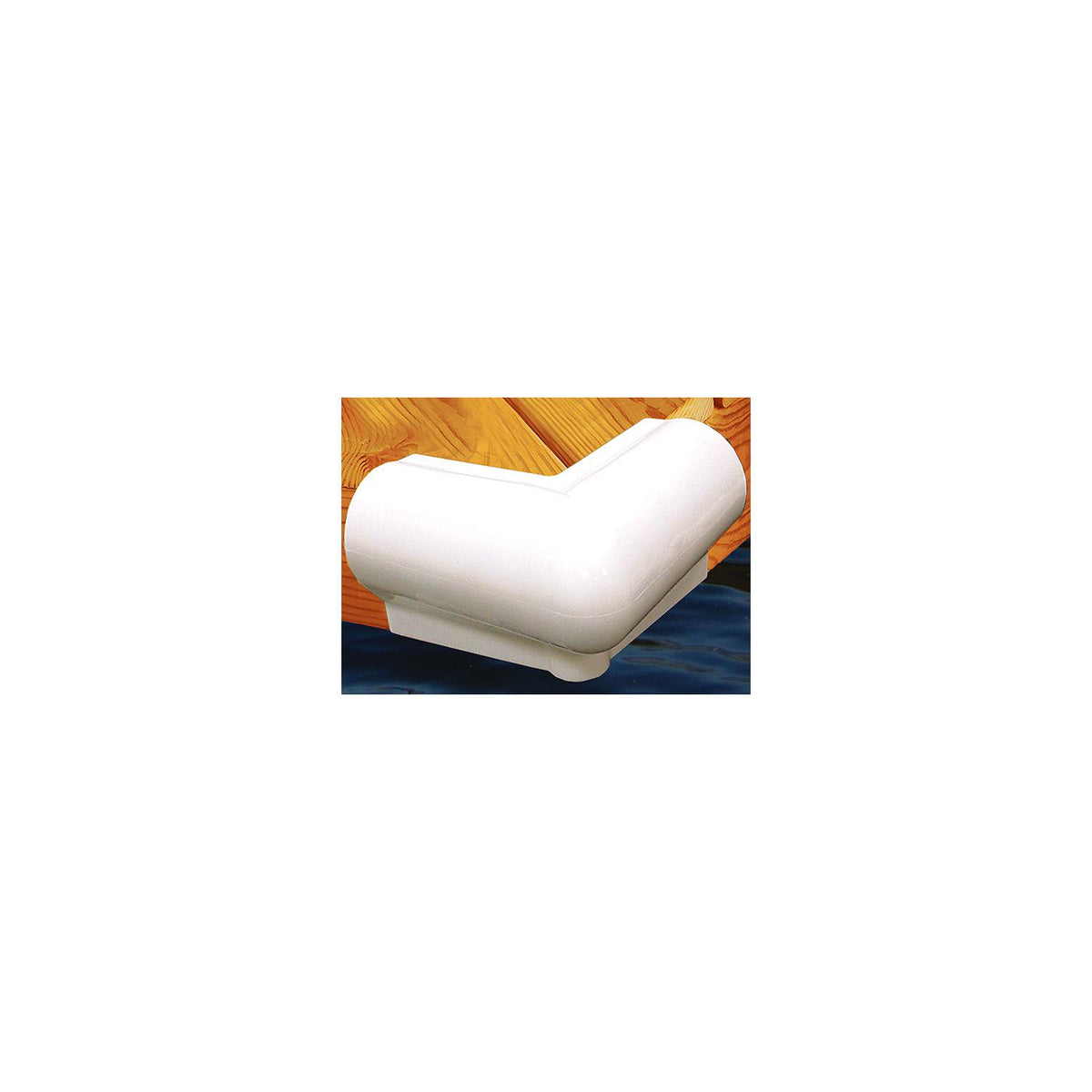 Taylor 90° Vinyl Corner Bumper 6″ x 6″ - White