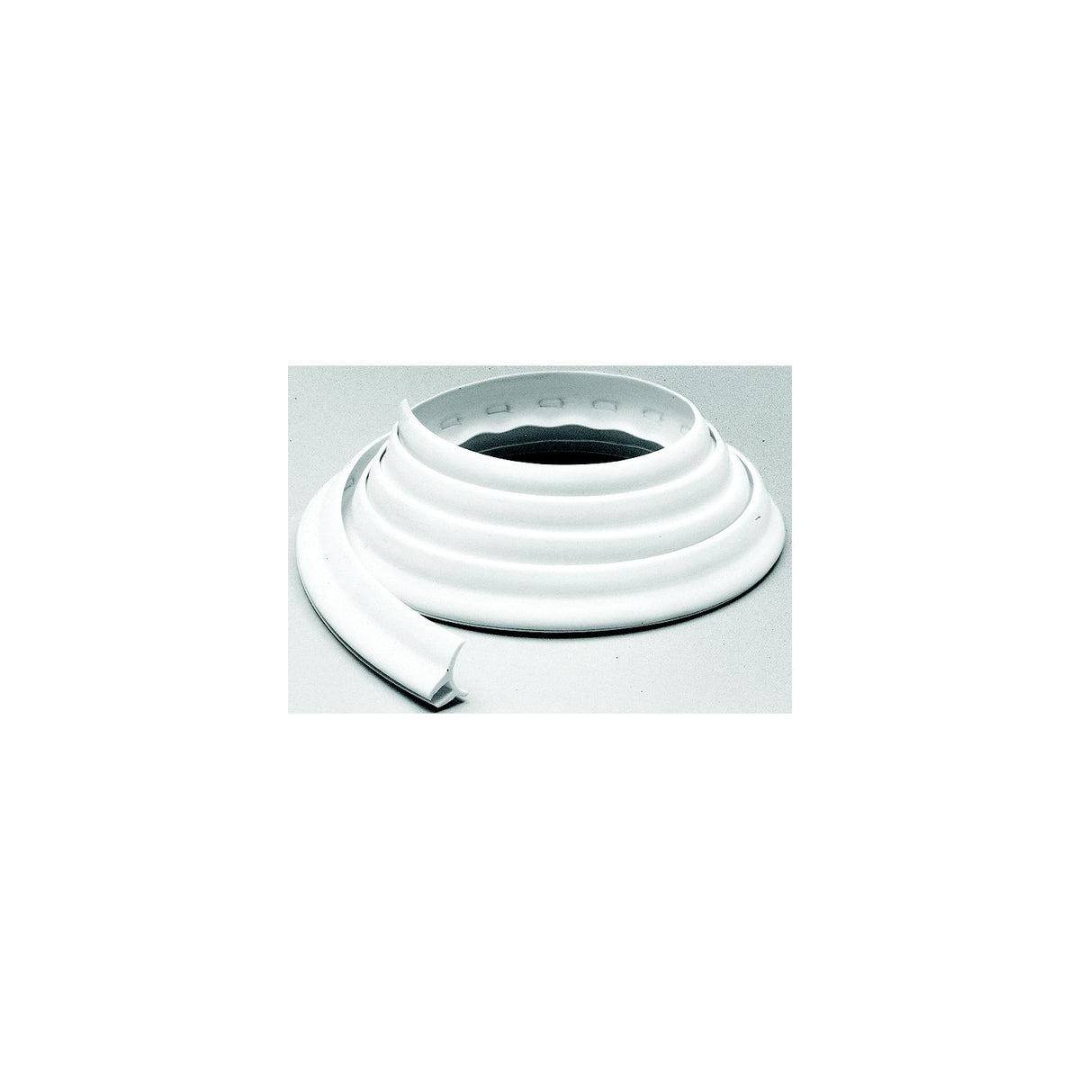 Taylor White Twin-Flap Vinyl Deck Channel 1/4″ W x 5/8″ H x 110″ L