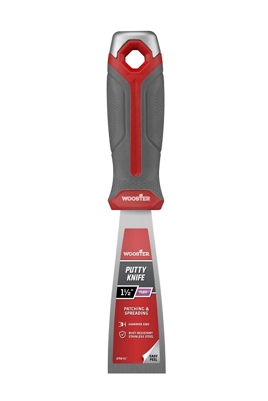 Wooster 8752-1 1/2 Putty Knife, 1-1/2 in W Blade, Stainless Steel Blade