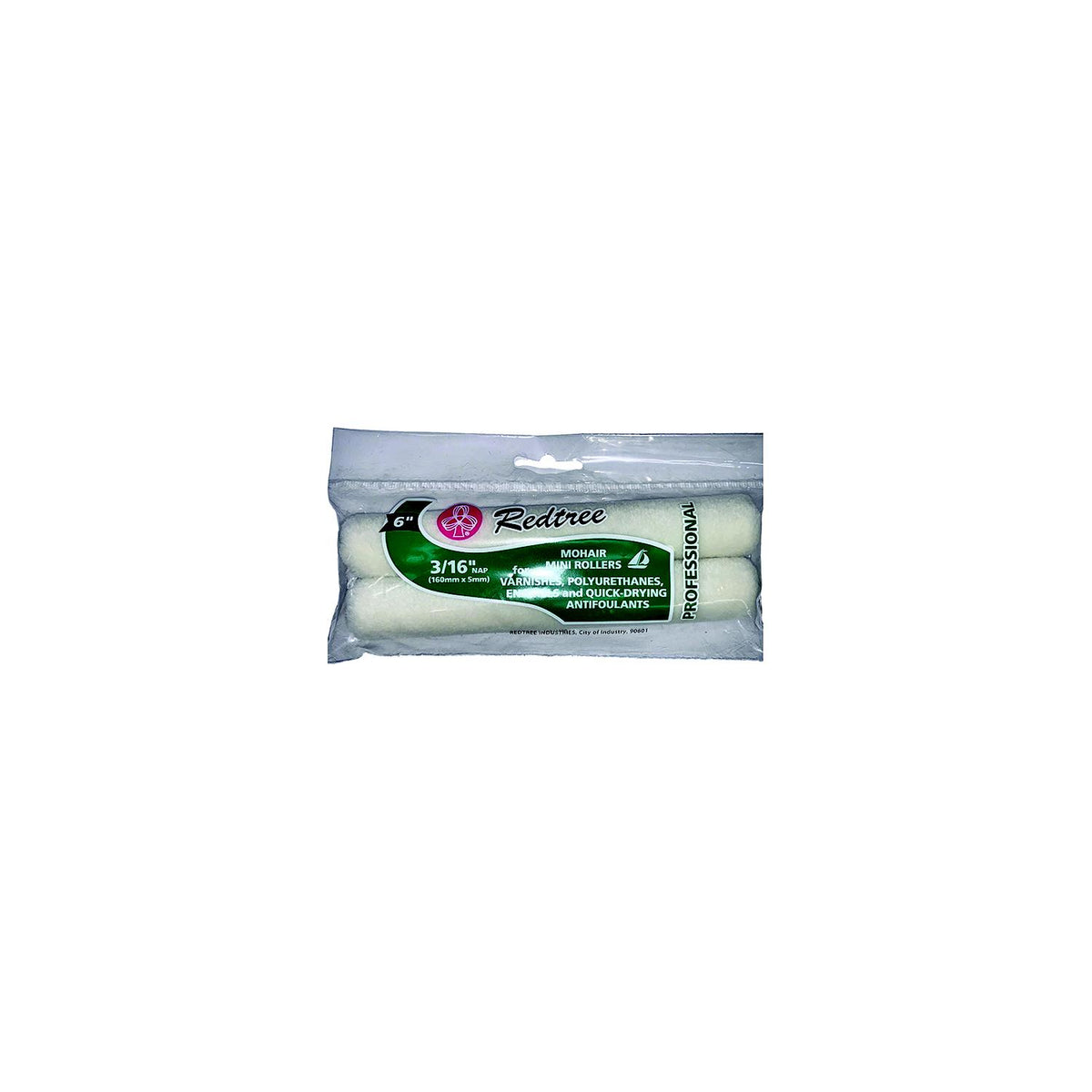 Redtree 36032 6″ Mini Mohair Roller, 2/Pk