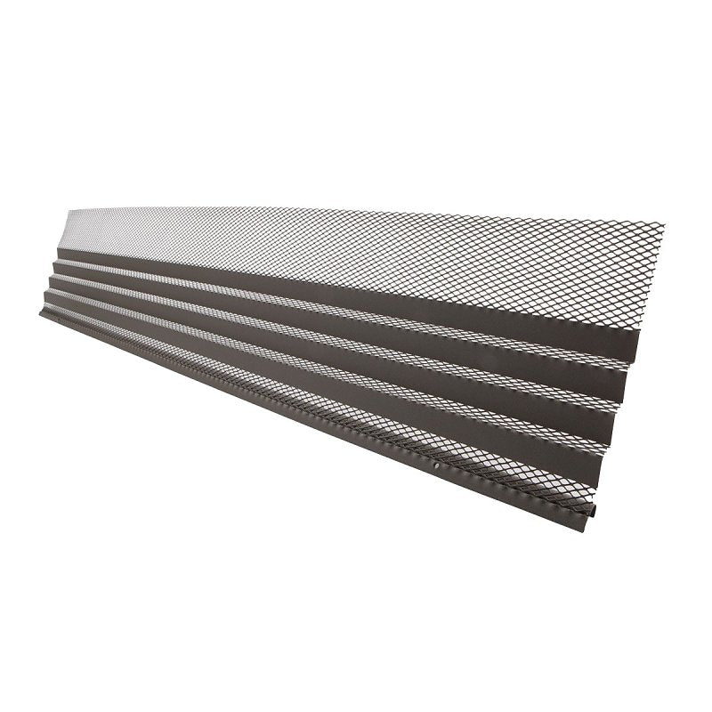 Gutter Guard Mtl Mesh Gry 36In