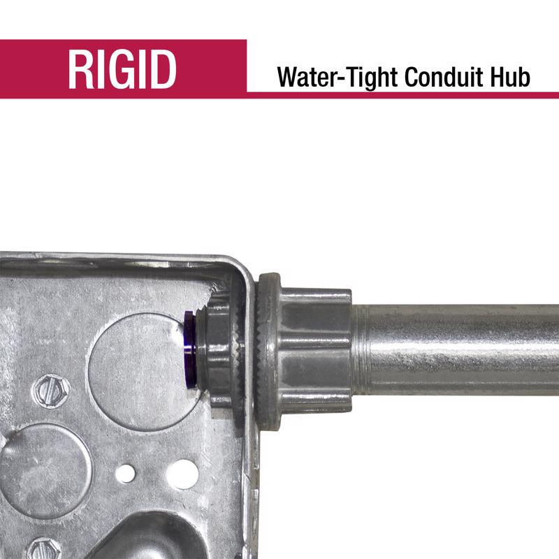 Sigma Engineered Solutions ProConnex 1 in. D Die-Cast Zinc Water-Tight Conduit Hub For Rigid/IMC 1 p