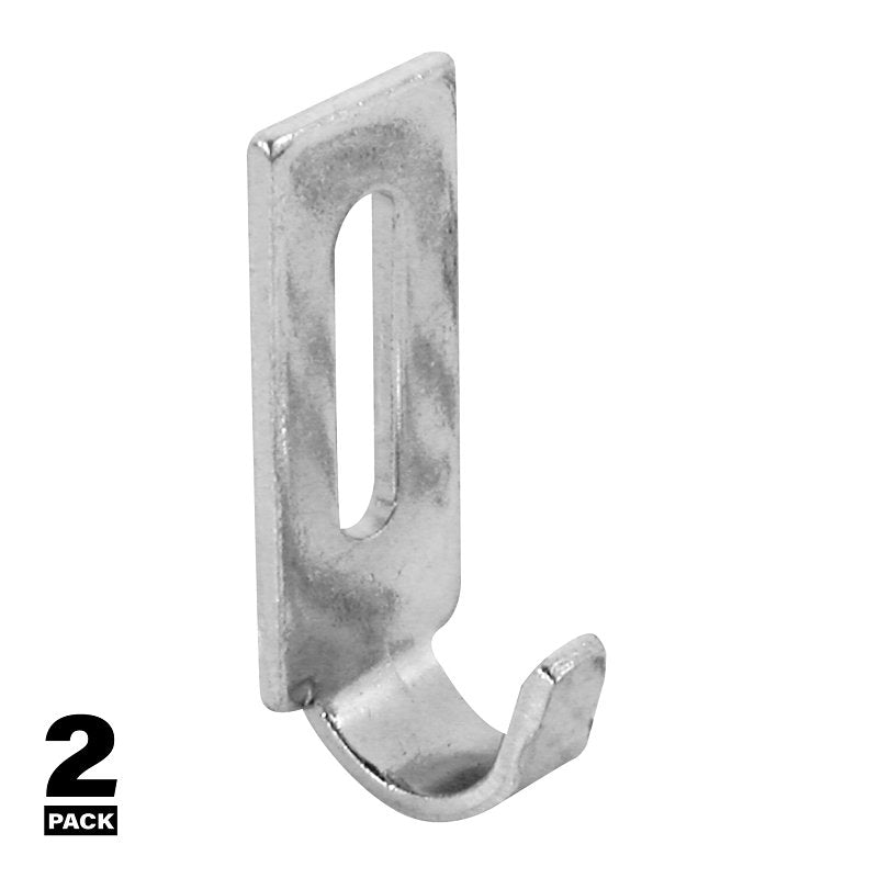 Prime-Line A 163 Door Latch Strike, Steel, Zinc, For: Columbia Sliding Screen Doors