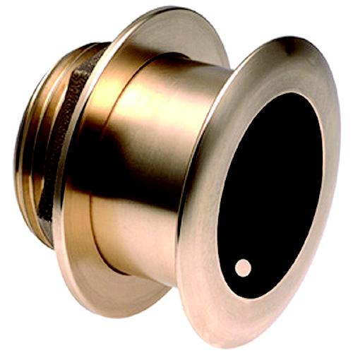 Garmin 0101218122 B175HW Bronze 20?? Tilted Element Thru-Hull CHIRP Transdcuer w/Depth & Temperature