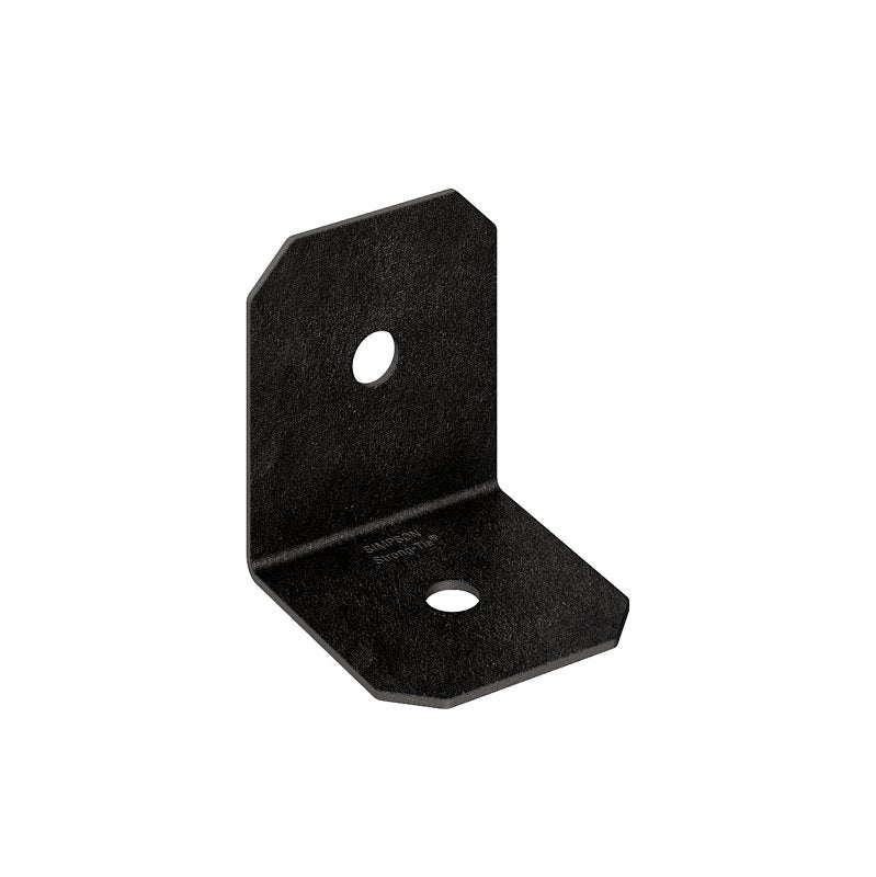 Simpson Strong-Tie Avant APVA4 90 deg Ornamental Angle, 3 to 3-1/4 in W, 3 in D, Steel, Black, Powder-Coated, Pack of 12