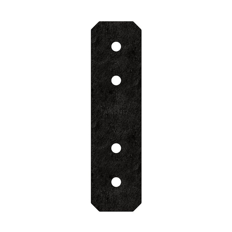 Simpson Strong-Tie Outdoor Accents Avant Series APVST412 Flat Strap, 11-1/4 in L, 3 in W, Steel, Powder-Coated/ZMAX