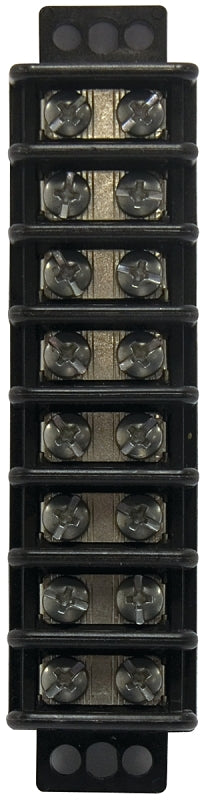 Gardner Bender GTB-408 Terminal Block, 600 V, 30 A, 8-Pole, 2-Row
