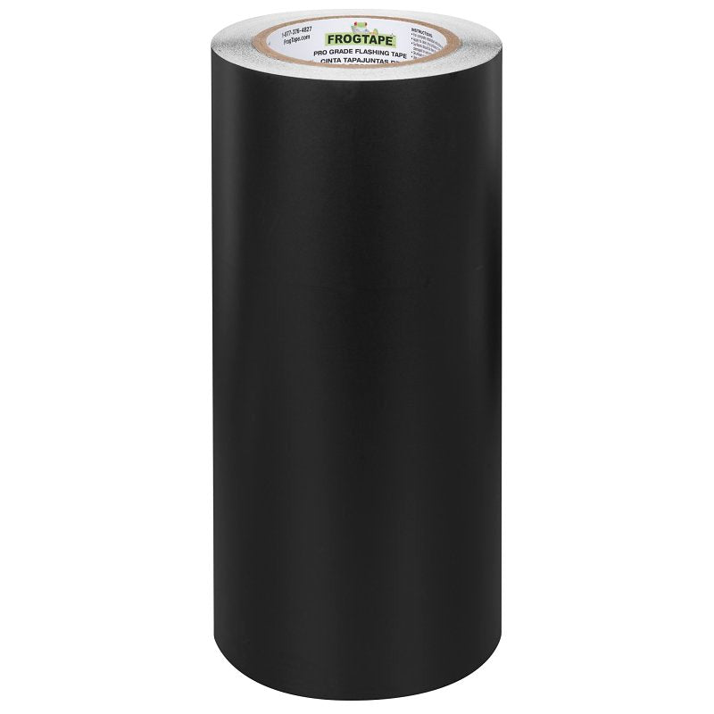 FrogTape 105727 Flashing Tape, 50 ft L, 12 in W, Black, Acrylic Adhesive