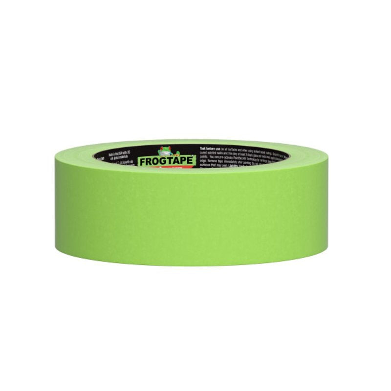 FrogTape Advanced 105891 Painter's Tape, 45 yd L, 1.41 in W, Washi Paper Backing, Green