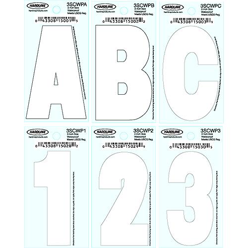 3" Dyer Font Letter-White "B", 10 Pack