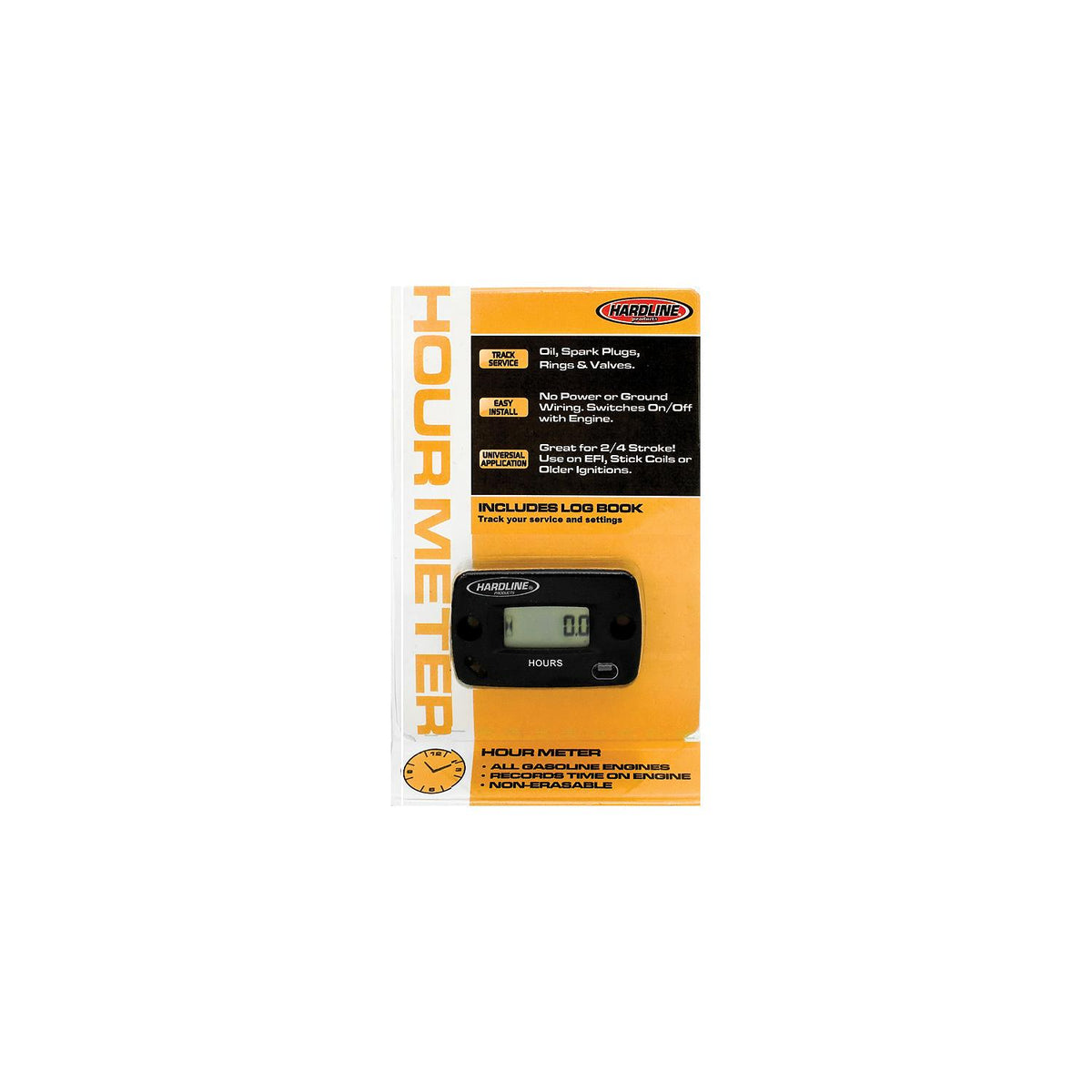 Hardline Hour Meter For Any Gasoline Engine