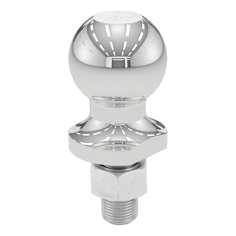 Curt 40061 Hitch Ball, 1-7/8 in Dia Ball, 3/4 in Dia Shank, 2000 lb Gross Towing, 160 ft-lb Tongue Load, Steel