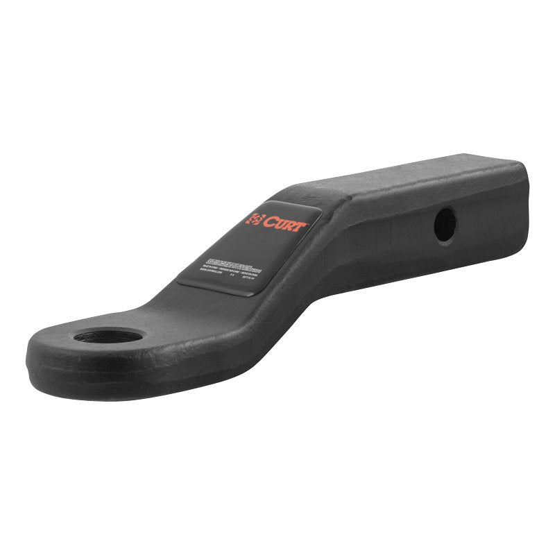 Curt 45340 Forged Ball Mount, Cat Class 5, 1-Hole, 2 in, 1-1/4 in Dia Hitch Ball, Steel, Powder-Coated