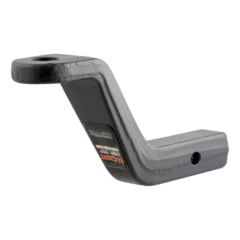 Curt 45342 Ball Mount, Cat Class 5, 1-Hole, 2 in, 1-1/4 in Dia Hitch Ball, Steel, Powder-Coated