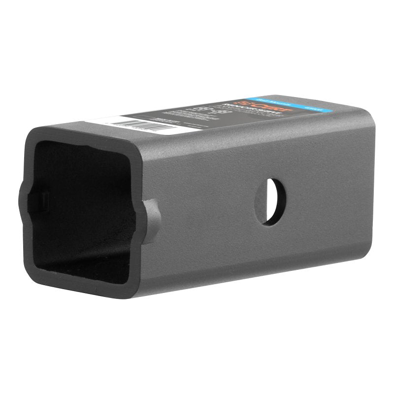 Curt 45405 Receiver Tube Adapter Sleeve, 1-Hole, Carbon Steel, Powder-Coated
