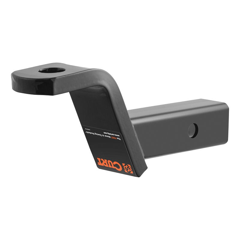 Curt 45850 Ball Mount, Cat Class 3, 1-Hole, 2 in, 1 in Dia Hitch Ball, Carbon Steel, Powder-Coated