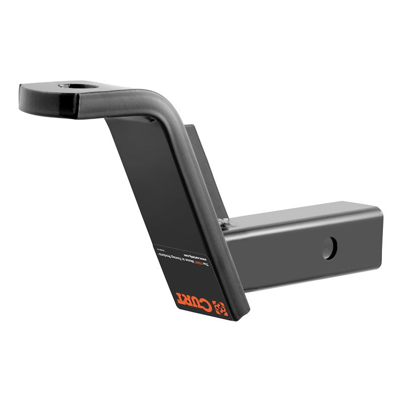 Curt 45870 Ball Mount, Cat Class 3, 1-Hole, 2 in, Carbon Steel, Powder-Coated