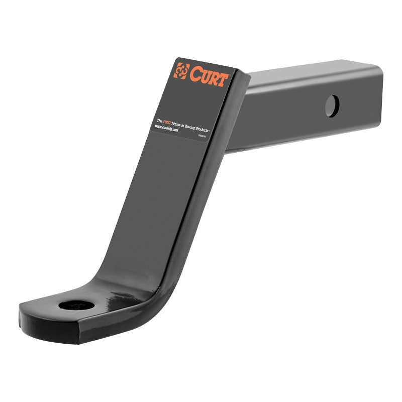Curt 45870 Ball Mount, Cat Class 3, 1-Hole, 2 in, Carbon Steel, Powder-Coated