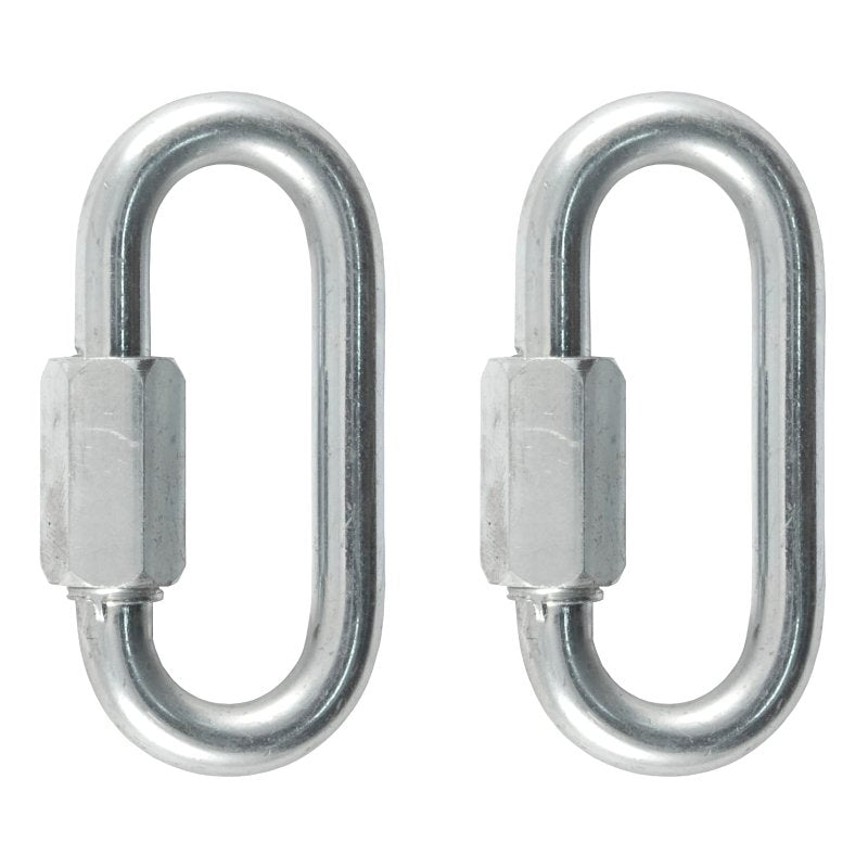 Curt 82903 Quick Link, 5/16 in Trade, 1760 lb Working Load, Steel, Clear Zinc