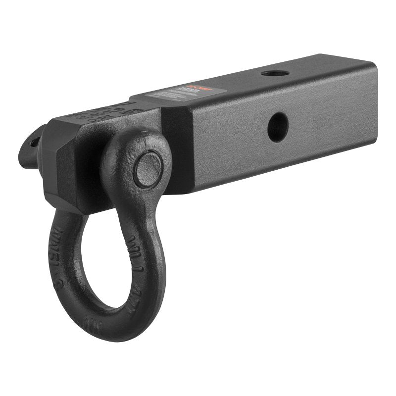 Curt 45832 D-Ring Shackle-Mount, Cat Class 4, 5, 1-Hole, 2 in, Steel, Powder-Coated