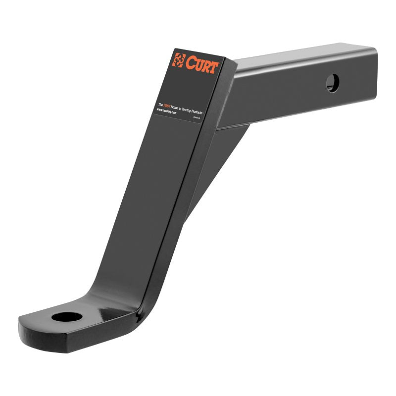 Curt 45890 Ball Mount, Cat Class 3, 1-Hole, 2 in, Carbon Steel, Powder-Coated