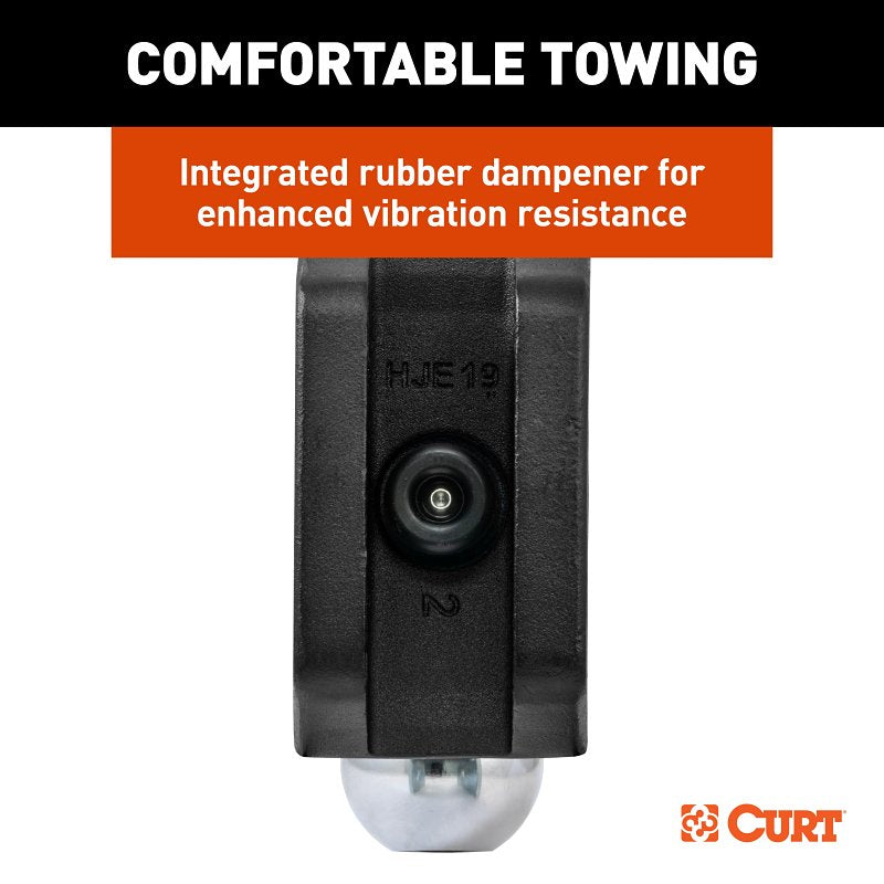 Curt 45935 Adjustable Trailer Hitch Dual-Ball Mount, 5-1/2 in Drop, 4-1/2 in Rise, 2, 2-5/16 in Dia Hitch Ball, 1/PK