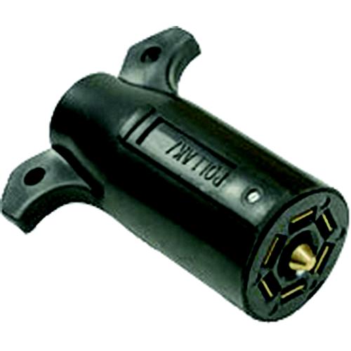 Pollack 7-Way Black Plastic Trailer End Plug Only