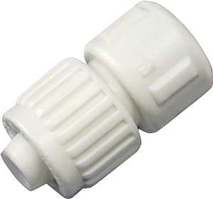 Flair-It 16858 Tube to Pipe Adapter, 1/2 x 3/4 in, PEX x FPT, Polyoxymethylene, White