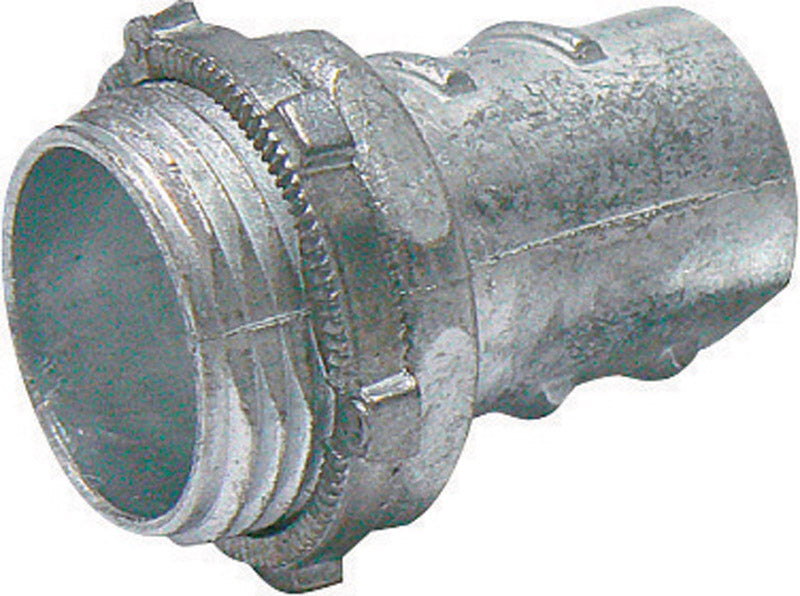 Sigma Engineered Solutions ProConnex 1/2 in. D Die-Cast Zinc Screw-In Connector For FMC 50 pk, Pack of 50