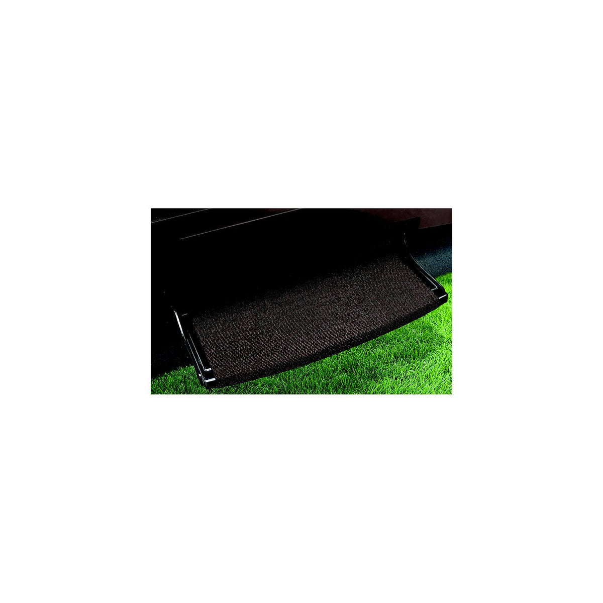 Prest-O-Fit 20385 Outrigger Radius XT RV Step Rug, Chocolate Brown