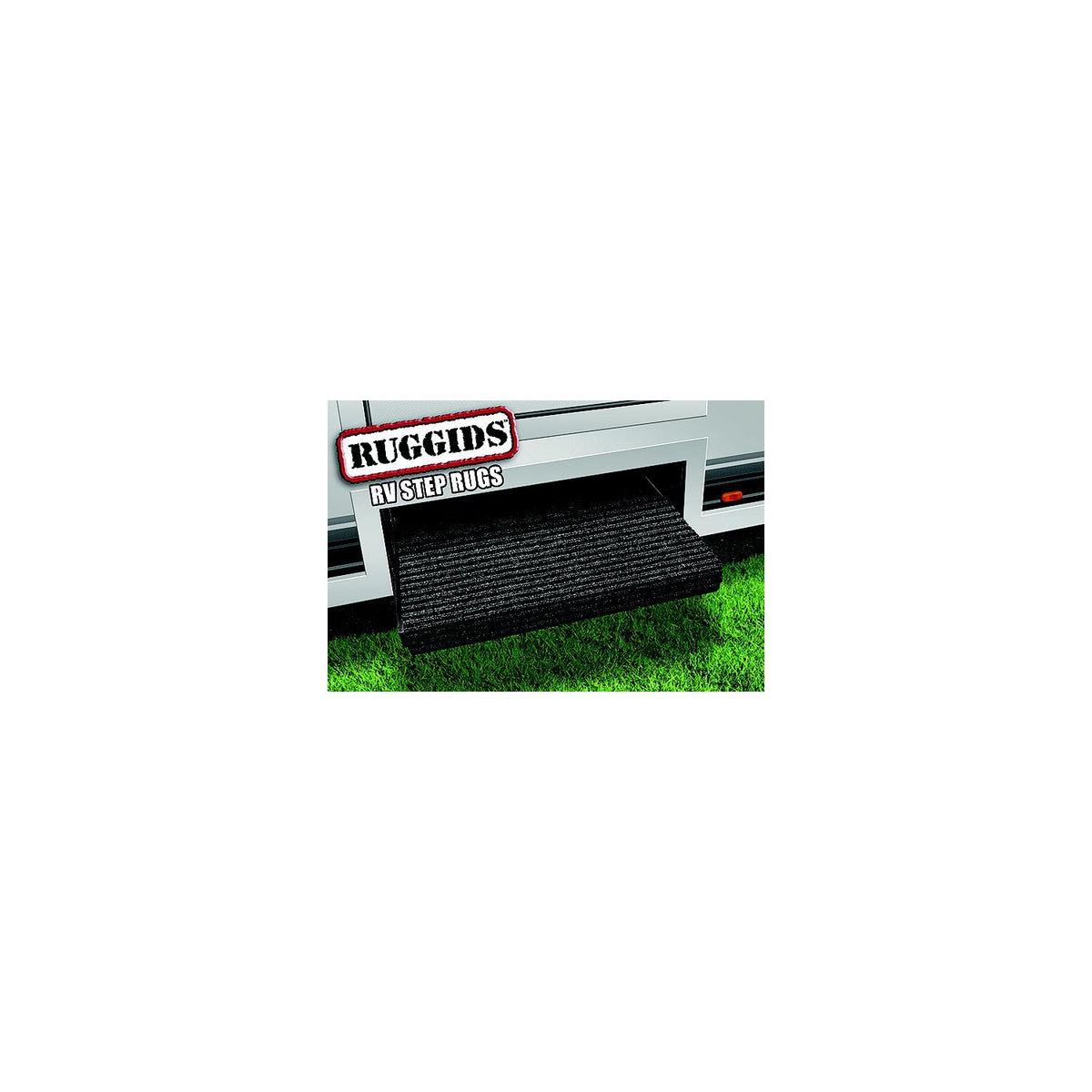 Prest-O-Fit Ruggids RV Step Rug, 23″ Wide, Black