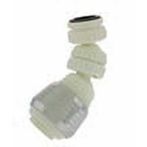 Plumb Pak PP800-200 Series PP800-216LF Faucet Aerator, White, 15/16-27 x 55/64-27, Plastic, Chrome Plated, 1.5 gpm