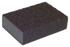Norton MultiSand 49505 Sanding Sponge, Black, 4 in L, 2-3/4 in W, Coarse, Medium, Pack of 24