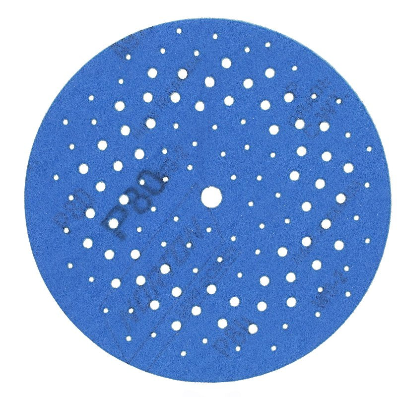 Norton 03232 Sanding Disc, 5 in Dia, 11/16 in Arbor, Coated, P80 Grit, Coarse, Paper Backing, Alumina Ceramic Abrasive