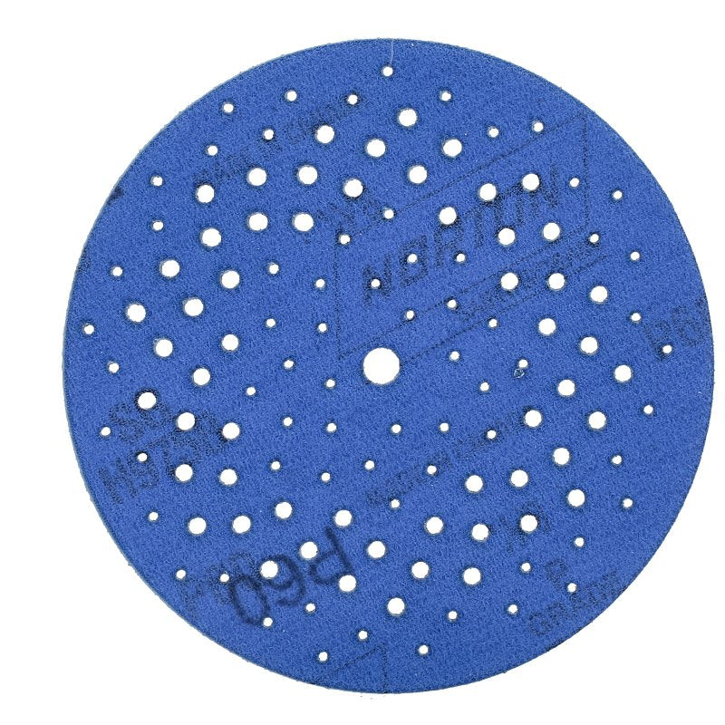 Norton 07660703224 Sanding Disc, 5 in Dia, 11/16 in Arbor, P60 Grit, Coarse, Zirconia Aluminum Abrasive, Spiral