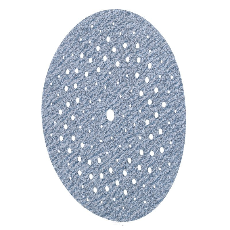 Norton 07660703222 Sanding Disc, 5 in Dia, 11/16 in Arbor, P100 Grit, Medium, Alumina Ceramic Abrasive, Spiral